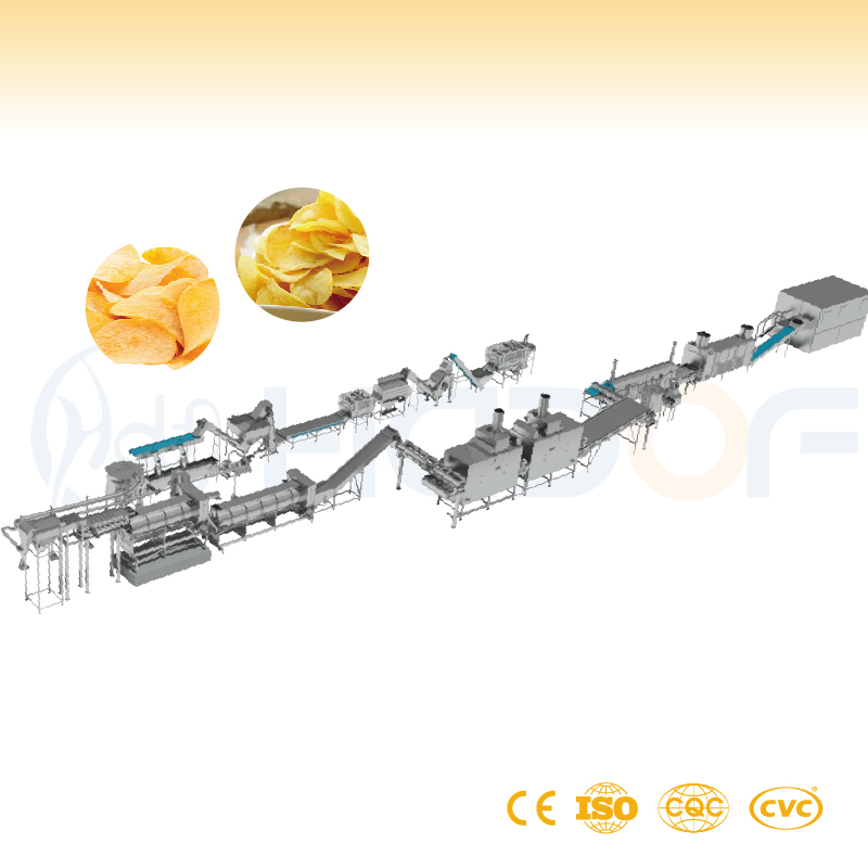 Avanzada Línea De Producción De Papas Fritas