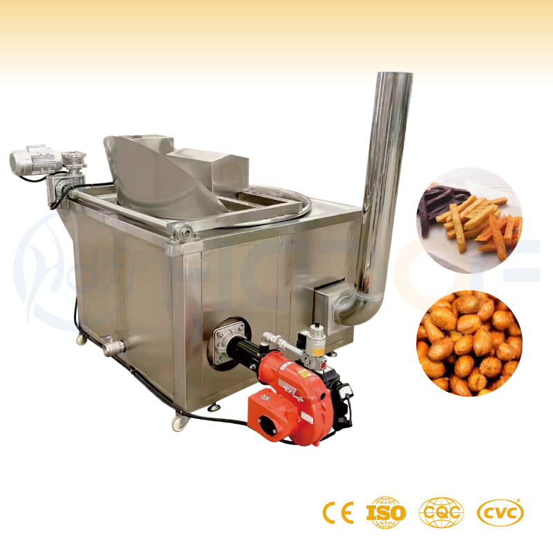 Máquina De Freidora Con Elevador y Agitador