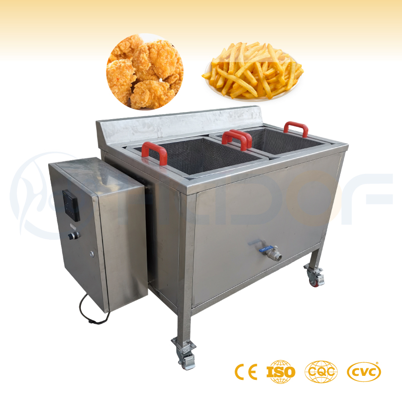 Máquina De Freidora Cuadrada Industrial